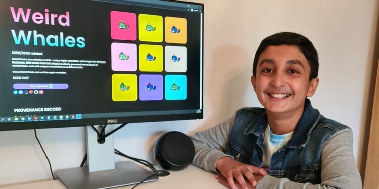 Twelve-year-old boy makes £290,000 from whale NFTs